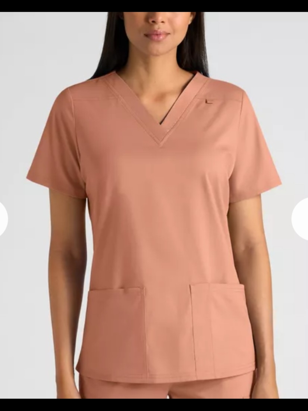 Butter-Soft STRETCH Women's 4-Pocket V-Neck Scrub Top NWT XL